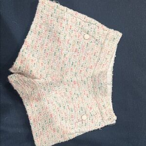 Janie and Jack Tweed Shorts with Multicolor Accents